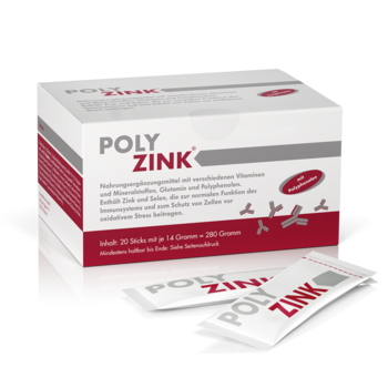 PolyZink® 20 Btl - Produktabbildung mit Beutel - PZN 01576423