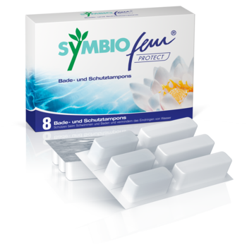 Symbiofem® Protect - Produktabbildung mit Tampon - PZN 03203063