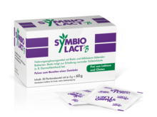 SymbioLact® B 1 x 30 Btl. - Produktabbildung von vorne mit Beutel - PZN 07493448