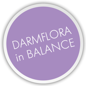 Button Darmflora in Balance.